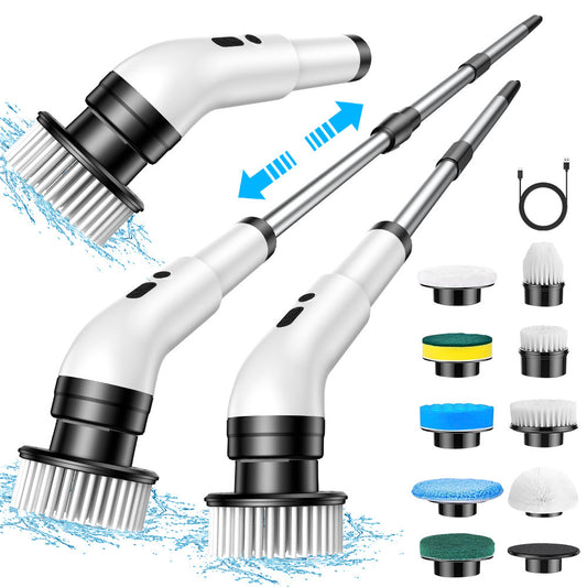 Cross-Border Electric Cleaning Brush Multi-Functional Automatic Handheld Kitchen Wireless Floor Washing Swimming Pool Toilet Brush