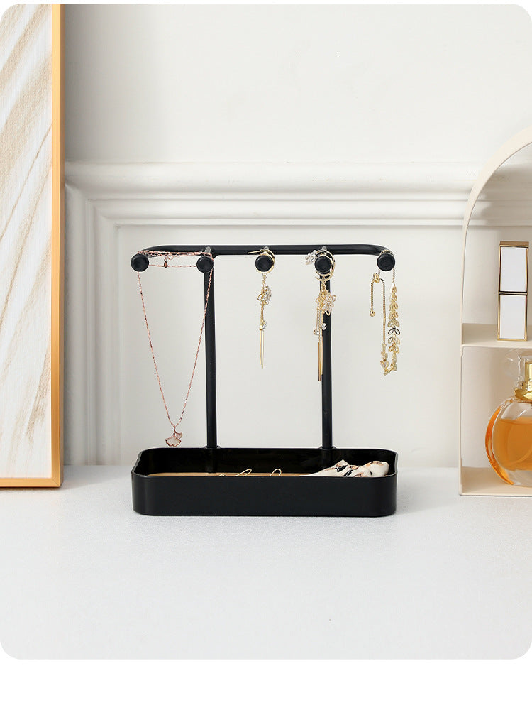 Japanese Jewelry Display Rack Desktop Dresser Hanging Earrings Necklace Bracelet Ring Hanging Rack Hallway Key Storage Box