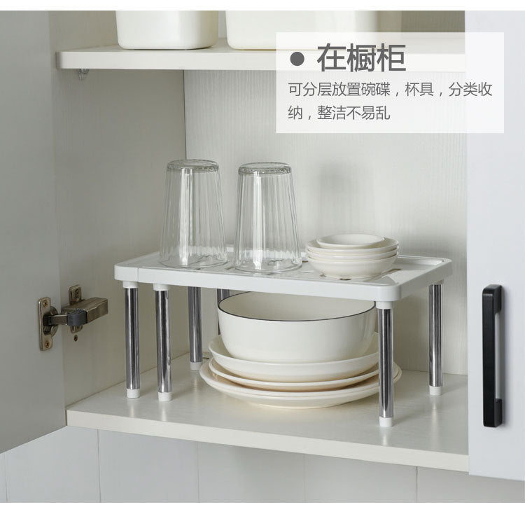 Retractable Kitchen Storage Rack Multi-Functional Sink Cabinet Household Layered Dishes Seasoning Bottle Organizing Storage Rack