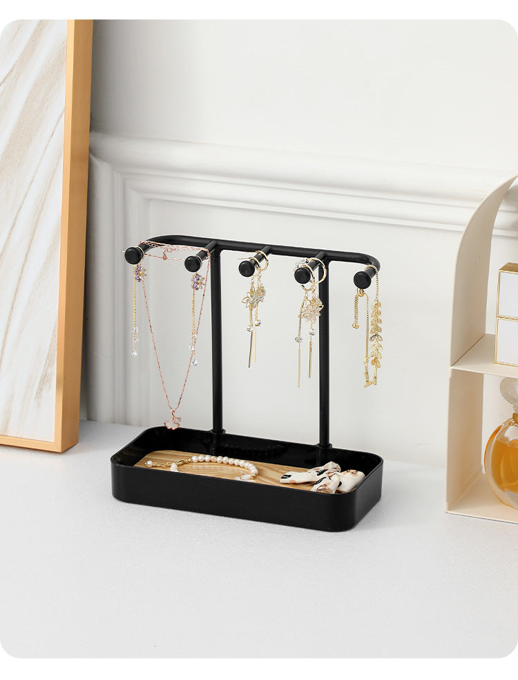 Japanese Jewelry Display Rack Desktop Dresser Hanging Earrings Necklace Bracelet Ring Hanging Rack Hallway Key Storage Box