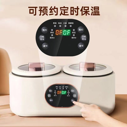 Double-Liner Rice Cooker Household Rice Soup Separation Multifunctional Rice Cooker Electric Caldron Electric Frying Pan Smart Reservation Electric Heat Pan